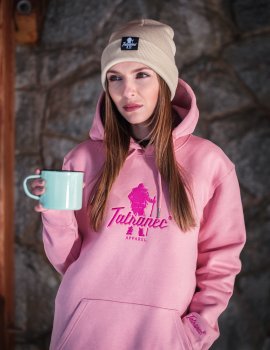 Mikina s kapucňou CANYON PINK