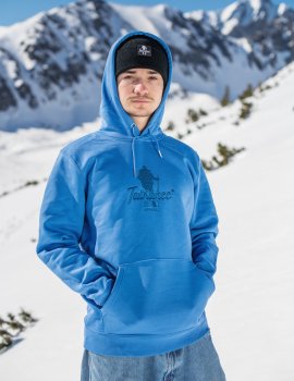 Mikina s kapucňou BRIGHT BLUE